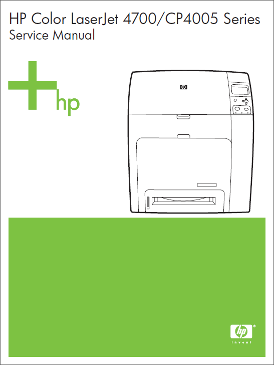 HP Color LaserJet CP4005 4700 Service Manual-1